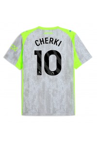 Manchester City Rayan Cherki #10 Jalkapallovaatteet Kolmaspaita 2025-26 Lyhythihainen